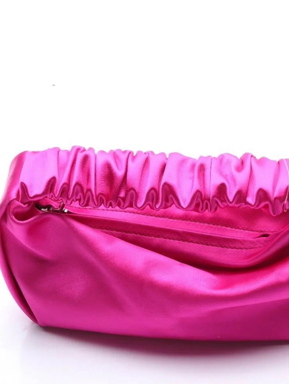 ALEXANDER WANG Scrunchie Satin Mini Bag - Hot Pink - Picture 5 of 5